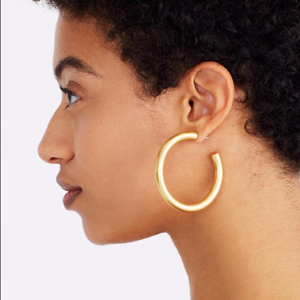 Madewell large chunky hoops